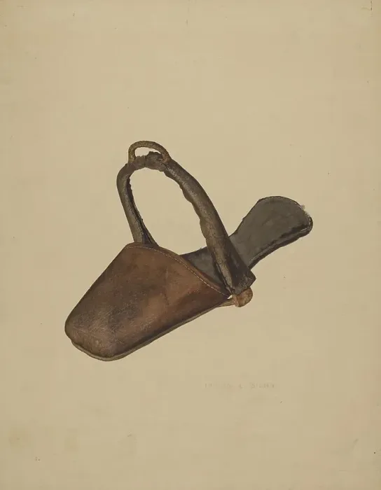 Framed Print : Stirrup Shoe, c. 1942. Creator: Irving L. Biehn Framed Print : Stirrup Shoe, c. 1942. Creator: Irving L. Biehn