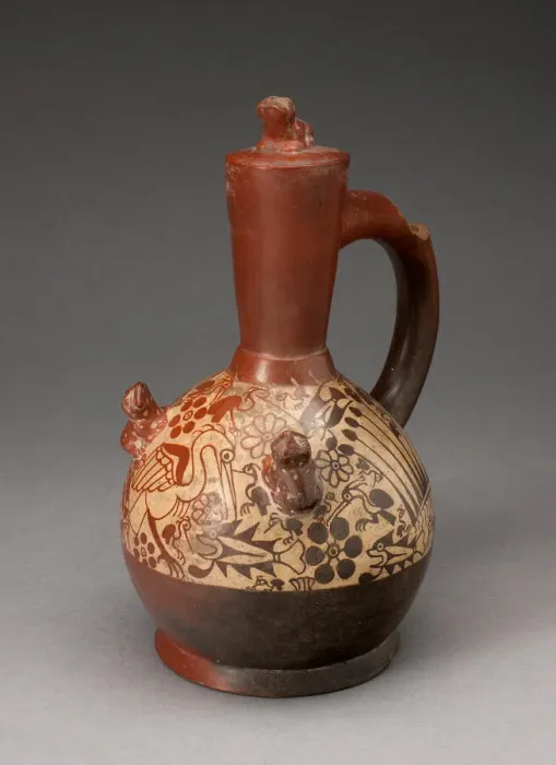 Framed Print : Stirrup-Spout Vessel, 100 B. C.  /  A. D. 500. Creator: Unknown
