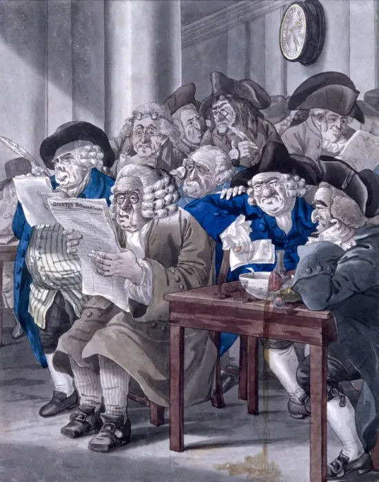 Framed Print : Stock-Jobbers Extraordinary, Stock Exchange, London, c1795. Artist: Robert Dighton Framed Print : Stock-Jobbers Extraordinary, Stock Exchange, London, c1795. Artist: Robert Dighton