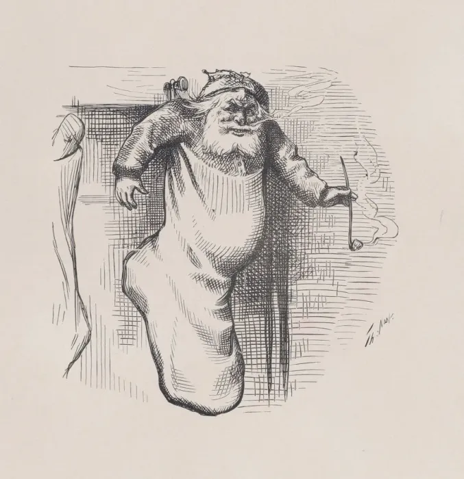Framed Print : A Stocking Full, January 4, 1879. January 4, 1879. Creator: Thomas Nast Framed Print : A Stocking Full, January 4, 1879. January 4, 1879. Creator: Thomas Nast