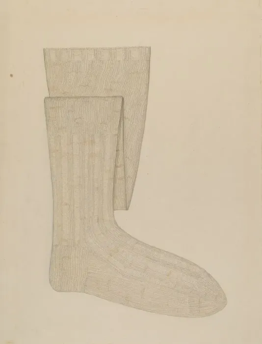 Framed Print : Stockings, 1935 / 1942. Creator: Sylvia DeZon Framed Print : Stockings, 1935 / 1942. Creator: Sylvia DeZon