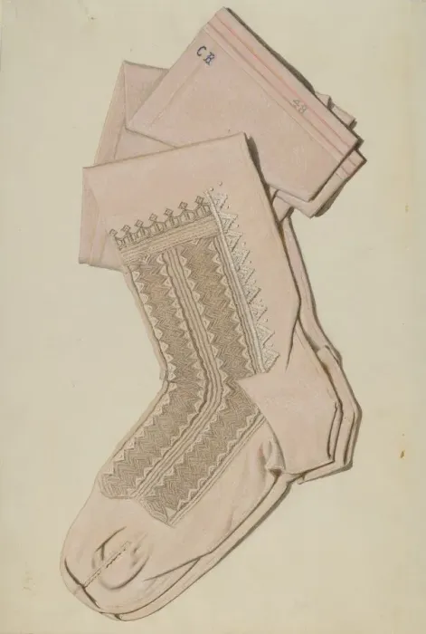 Framed Print : Stockings, c. 1936. Creator: William High Framed Print : Stockings, c. 1936. Creator: William High