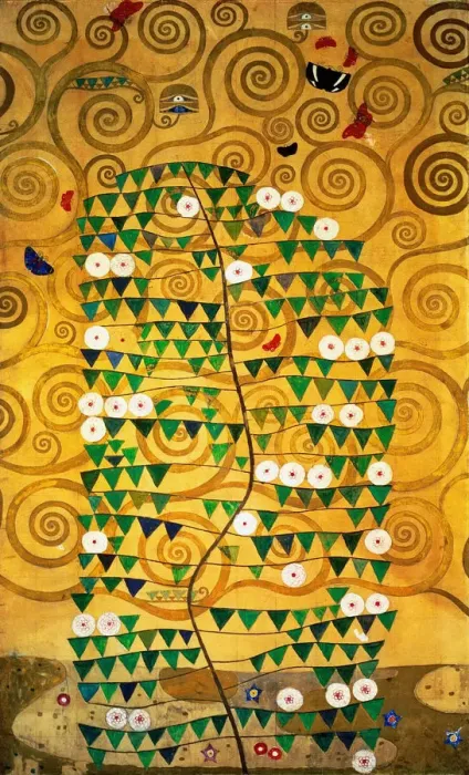 Framed Print : The Stoclet Frieze, Detail: Tree of Life, 1905-1909. Artist: Klimt, Gustav (1862-1918) Framed Print : The Stoclet Frieze, Detail: Tree of Life, 1905-1909. Artist: Klimt, Gustav (1862-1918)