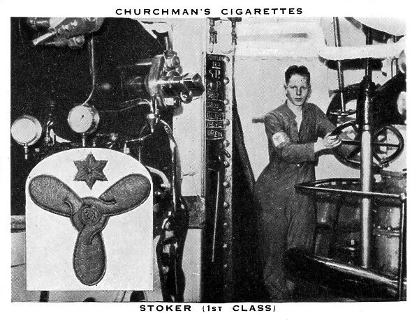 Stoker, (1st Class), 1937. Artist: WA & AC Churchman