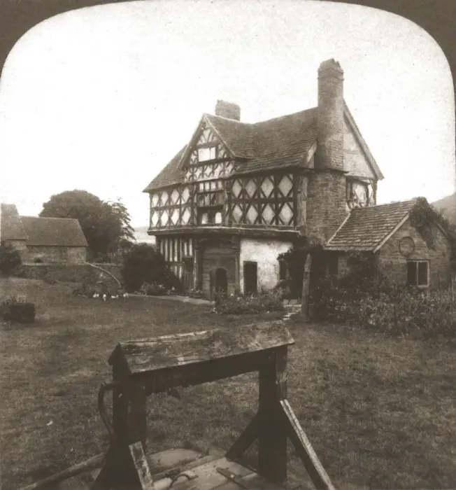 Framed Print : Stokesay Castle England, The Ancient Keep, 1900. Creator: Works and Sun Sculpture Studios Framed Print : Stokesay Castle England, The Ancient Keep, 1900. Creator: Works and Sun Sculpture Studios