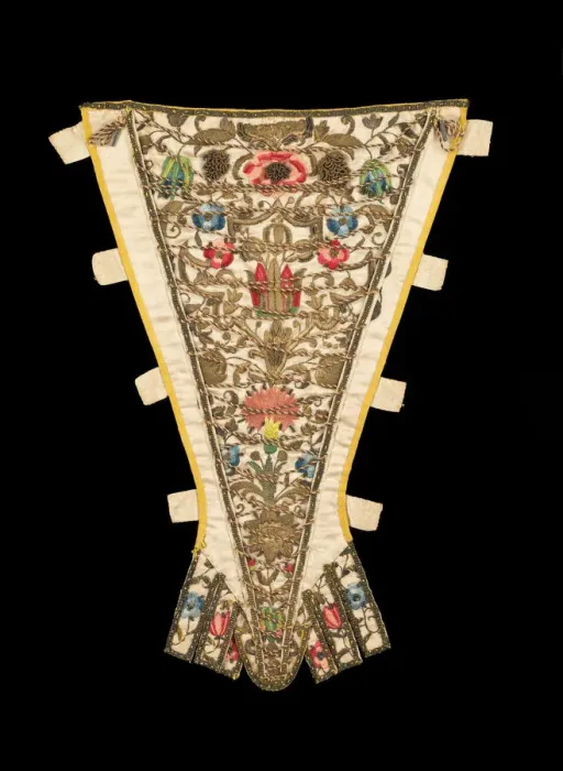 Framed Print : Stomacher, British, ca. 1720. Creator: Unknown Framed Print : Stomacher, British, ca. 1720. Creator: Unknown