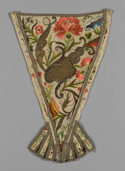 Framed Print : Stomacher, France, 18th century. Creator: Unknown Framed Print : Stomacher, France, 18th century. Creator: Unknown