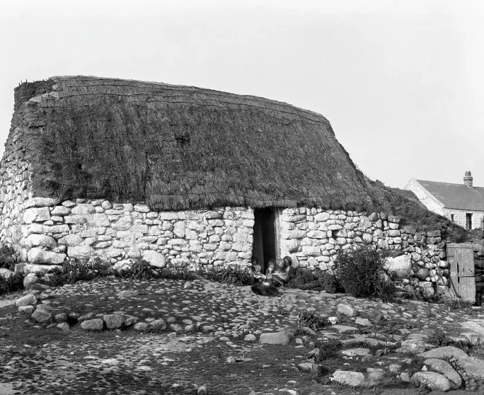 Framed Print : Stone cottage, Ireland c1895. Creator: Robert Augustus Henry L'Estrange. Stone cottage, Ireland c1895. Creator: Robert Augustus Henry L'Estrange Framed Print : Stone cottage, Ireland c1895. Creator: Robert Augustus Henry L'Estrange. Stone cottage, Ireland c1895. Creator: Robert Augustus Henry L'Estrange