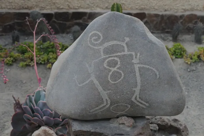 Framed Print : Stone Figures, Miculla Sacred Valley, Tacna, Peru, 2015. Creator: Luis Rosendo Framed Print : Stone Figures, Miculla Sacred Valley, Tacna, Peru, 2015. Creator: Luis Rosendo