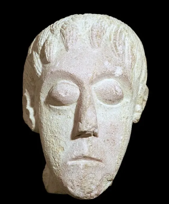Framed Print : Stone head Framed Print : Stone head