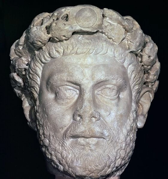Stone head of Diocletian, 3rd century