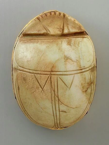 Stone Heart Scarab (image 1 of 2), Probably 18th-20th Dynasty (1569-1081 BCE) or later. Creator: Unknown