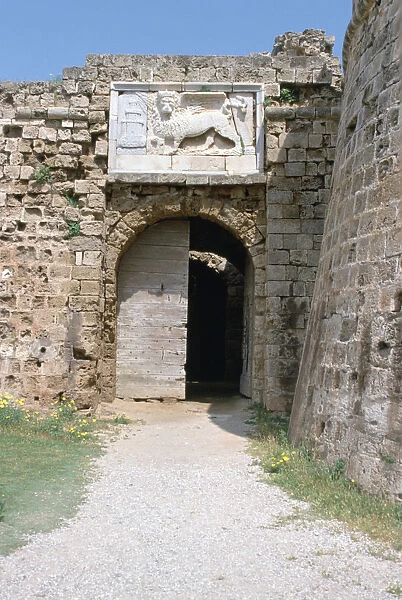 Stone lion, Othellos Tower, Famagusta, North Cyprus, 2001