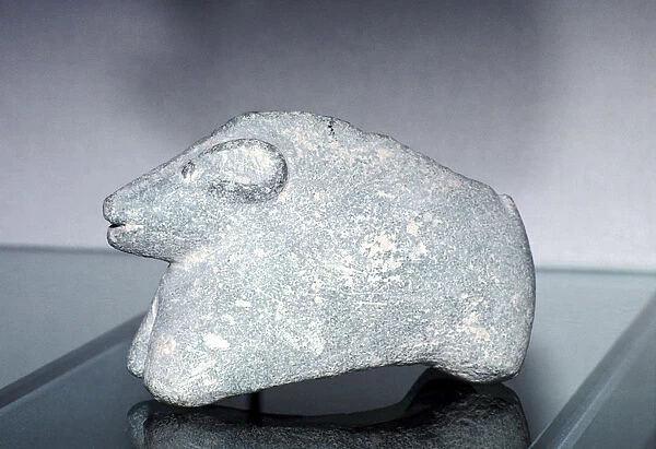 Stonecarving, Susa, Proto-Elamite and Uruk period, 3500-2850 BC