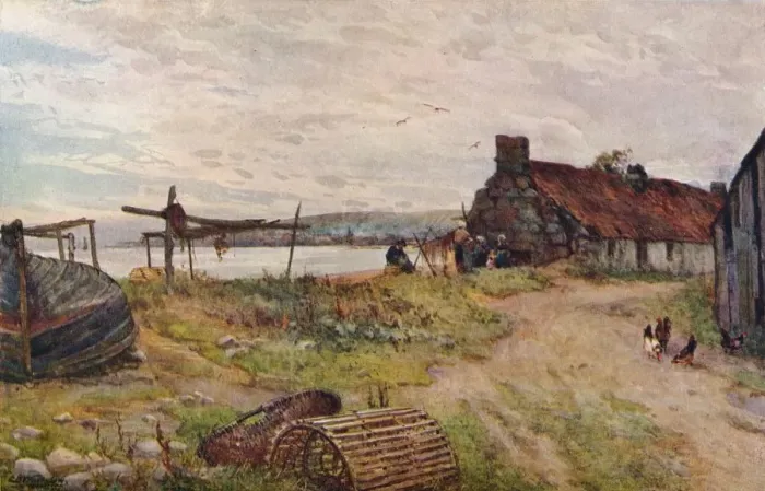 Framed Print : Stonehaven, c1911. Artist: Sir Ernest Albert Waterlow Framed Print : Stonehaven, c1911. Artist: Sir Ernest Albert Waterlow