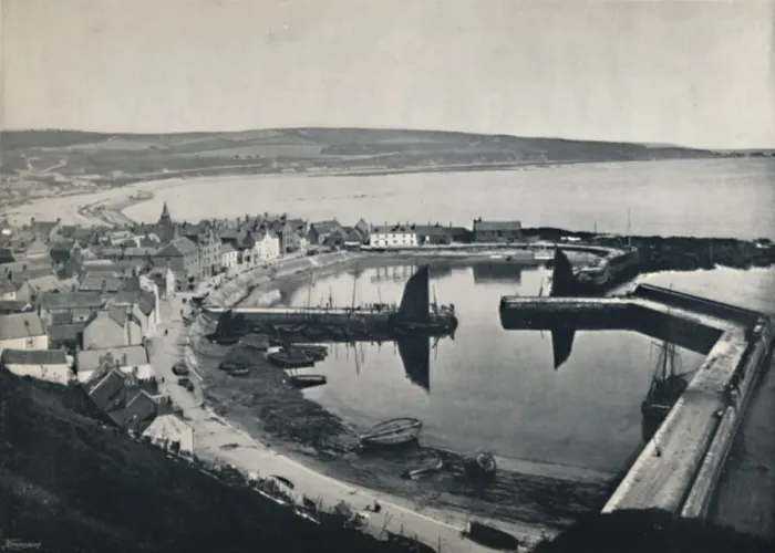 Framed Print : Stonehaven - The Harbour, 1895 Framed Print : Stonehaven - The Harbour, 1895
