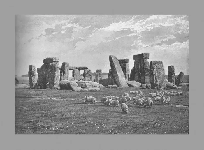 Framed Print : Stonehenge, c1900. Artist: Frith & Co Framed Print : Stonehenge, c1900. Artist: Frith & Co