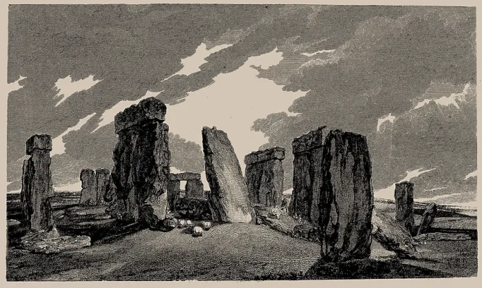 Framed Print : Stonehenge. From: Antiquities of Great Britain, 1807. Creator: Anonymous Framed Print : Stonehenge. From: Antiquities of Great Britain, 1807. Creator: Anonymous