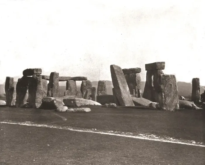Framed Print : Stonehenge, Salisbury Plain, Wiltshire, 1894. Creator: Unknown Framed Print : Stonehenge, Salisbury Plain, Wiltshire, 1894. Creator: Unknown