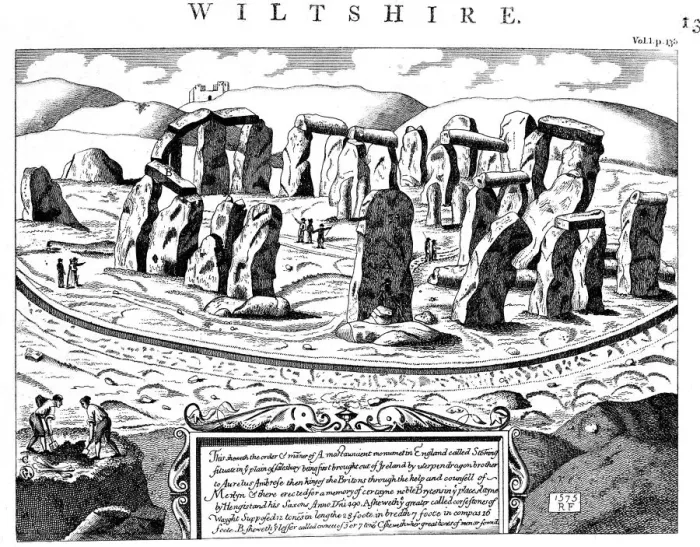 Framed Print : Stonehenge, Wiltshire, 18th century Framed Print : Stonehenge, Wiltshire, 18th century