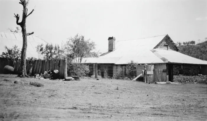 Framed Print : Stonehouse near Moore, Queensland, 1950. Creator: Jack Bain Framed Print : Stonehouse near Moore, Queensland, 1950. Creator: Jack Bain