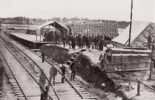 Stonemans Station, Virginia. Commissary Dept. 1861-65. Creator: Unknown