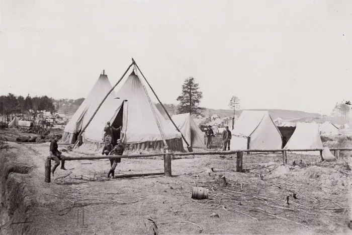Framed Print : Stonemans Station, Virginia. Quartermaster Dept. 1861-65. Creator: Unknown Framed Print : Stonemans Station, Virginia. Quartermaster Dept. 1861-65. Creator: Unknown