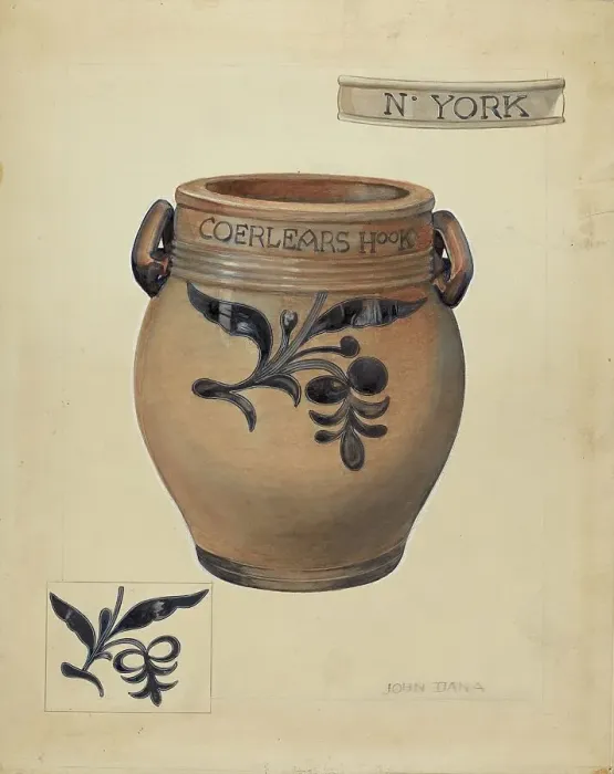 Framed Print : Stoneware Jar, c. 1953. Creator: John Dana Framed Print : Stoneware Jar, c. 1953. Creator: John Dana