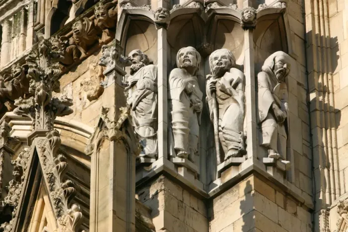 Framed Print : Detail of stonework, York Minster, North Yorkshire Framed Print : Detail of stonework, York Minster, North Yorkshire