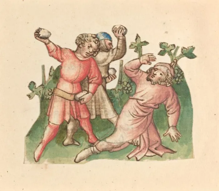 Framed Print : A Stoning, c. 1420 / 1430. Creator: Unknown Framed Print : A Stoning, c. 1420 / 1430. Creator: Unknown