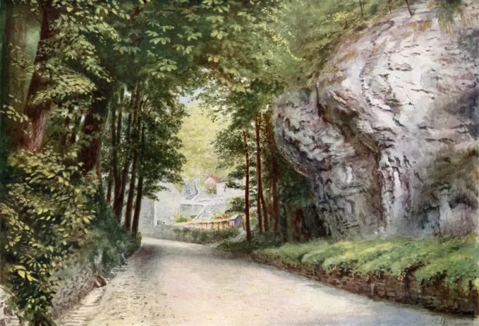 Framed Print : Stony Middleton, Derbyshire, 1924-1926. Artist: Felix Harrand Framed Print : Stony Middleton, Derbyshire, 1924-1926. Artist: Felix Harrand