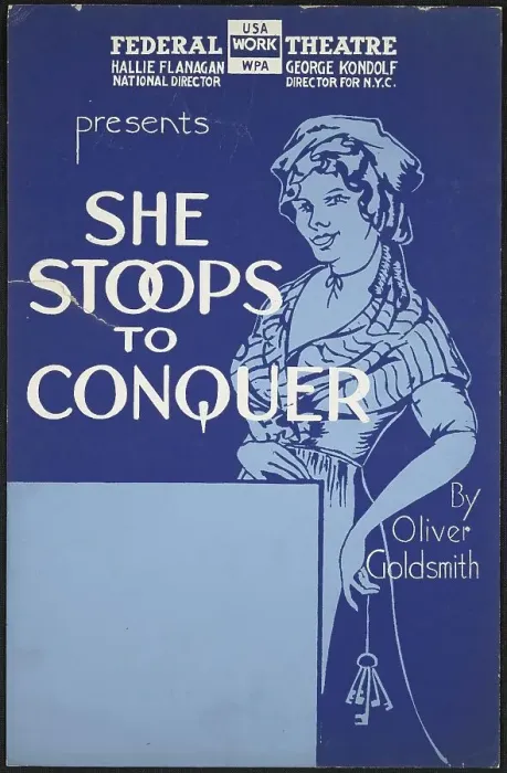 Framed Print : She Stoops to Conquer, [193-]. Creator: Unknown