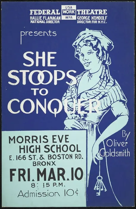Framed Print : She Stoops to Conquer, New York, [1930s]. Creator: Unknown