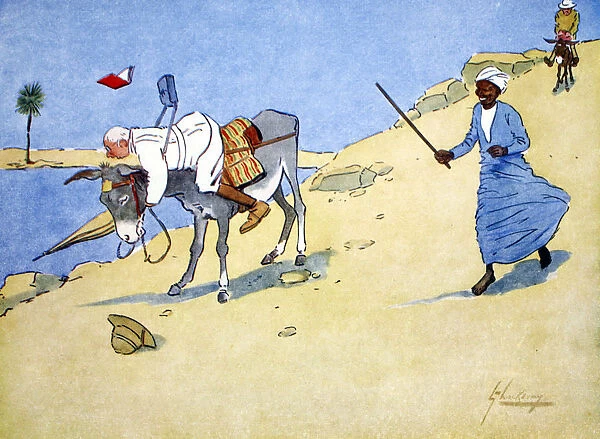 A Stopping-Place on the Nile, 1908. Artist: Lance Thackeray