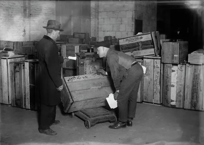 Framed Print : Storage, between 1917 and c1920. Creator: Bain News Service Framed Print : Storage, between 1917 and c1920. Creator: Bain News Service