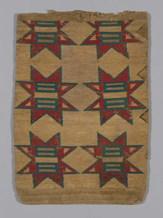 Framed Print : Storage bag, United States, c. 1850 / 70. Creator: Unknown Framed Print : Storage bag, United States, c. 1850 / 70. Creator: Unknown