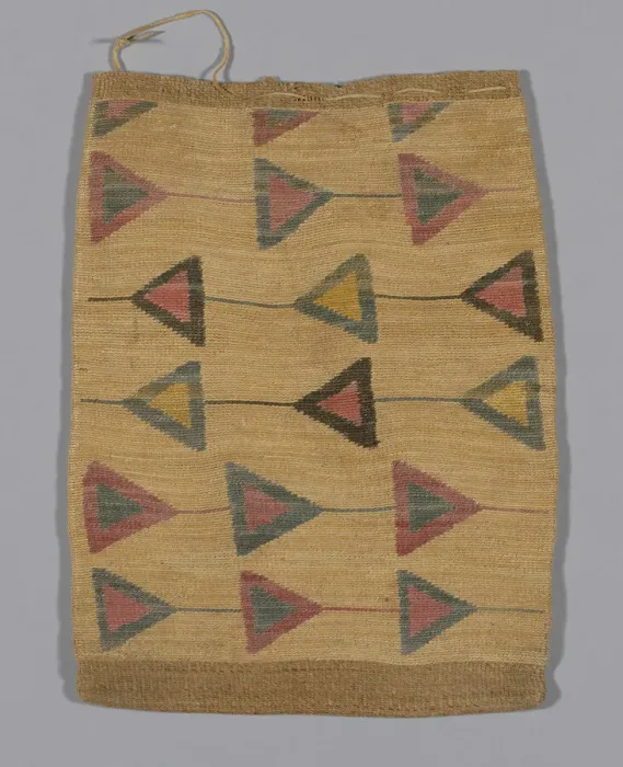 Framed Print : Storage bag, United States, c. 1860 / 80. Creator: Unknown Framed Print : Storage bag, United States, c. 1860 / 80. Creator: Unknown
