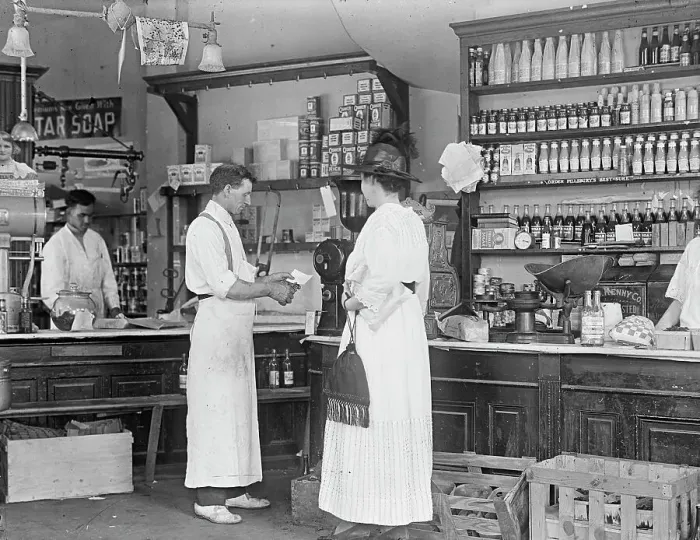 Framed Print : Store Interior, 1917 or 1918. Creator: Harris & Ewing. Store Interior, 1917 or 1918. Creator: Harris & Ewing Framed Print : Store Interior, 1917 or 1918. Creator: Harris & Ewing. Store Interior, 1917 or 1918. Creator: Harris & Ewing