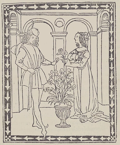 Storia di due amanti (Tale of Two Lovers), ca. 1495-1500. Creator: Unknown