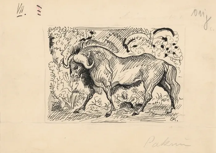 Framed Print : Stories in the wilderness - 3, 1939-1940. Creator: Arnold Peter Weisz-Kubincan Framed Print : Stories in the wilderness - 3, 1939-1940. Creator: Arnold Peter Weisz-Kubincan