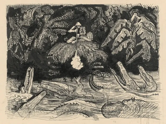 Framed Print : Stories in the wilderness - 6, 1939-1940. Creator: Arnold Peter Weisz-Kubincan Framed Print : Stories in the wilderness - 6, 1939-1940. Creator: Arnold Peter Weisz-Kubincan