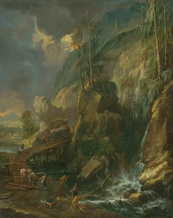 Framed Print : Before the Storm, 1690-1700. Creator: Anton Faistenberger Framed Print : Before the Storm, 1690-1700. Creator: Anton Faistenberger