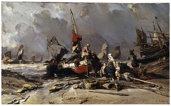 After the Storm, 1869. Artist: Eugene Isabey