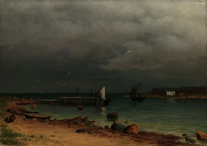 Framed Print : Before the Storm, 1872. Creator: Thorsten Waenerberg Framed Print : Before the Storm, 1872. Creator: Thorsten Waenerberg