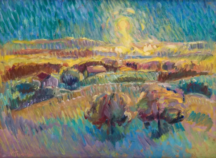 Framed Print : Storm in the Countryside Framed Print : Storm in the Countryside