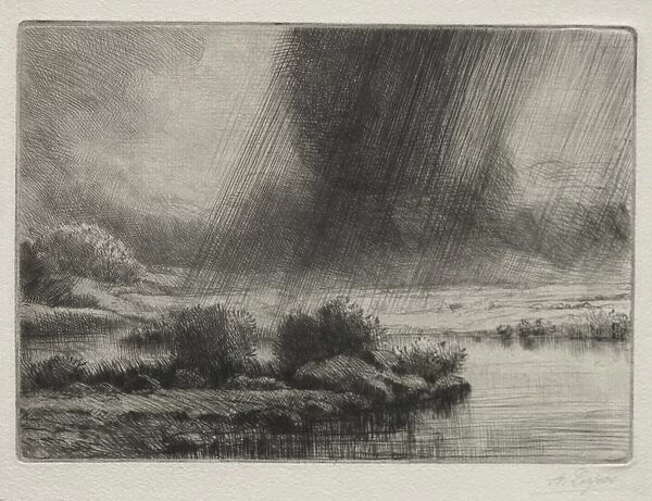 A Storm. Creator: Alphonse Legros (French, 1837-1911)