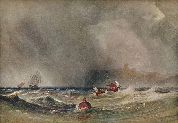 Storm off Whitby, 1851, (1930). Creator: Anthony Vandyke Copley Fielding