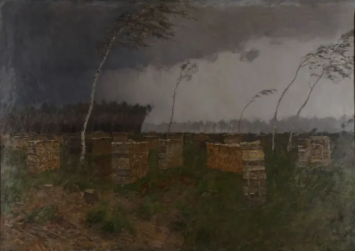 Framed Print : Storm, Rain, 1899 Framed Print : Storm, Rain, 1899