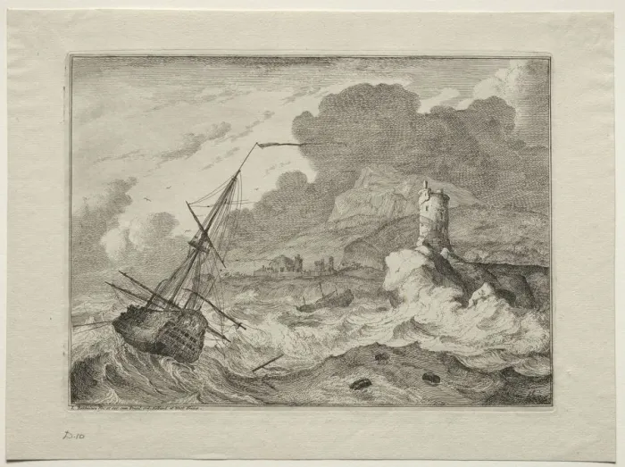 Framed Print : Storm at Sea, 1701. Creator: Ludolf Backhuysen (Dutch, 1631-1708); Ludolf Backhuysen (Dutch Framed Print : Storm at Sea, 1701. Creator: Ludolf Backhuysen (Dutch, 1631-1708); Ludolf Backhuysen (Dutch
