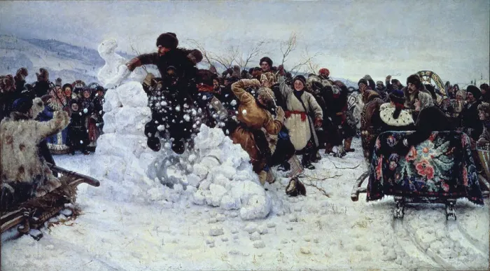 Framed Print : Storm of Snow Fortress, 1891. Artist: Surikov, Vasili Ivanovich (1848-1916) Framed Print : Storm of Snow Fortress, 1891. Artist: Surikov, Vasili Ivanovich (1848-1916)